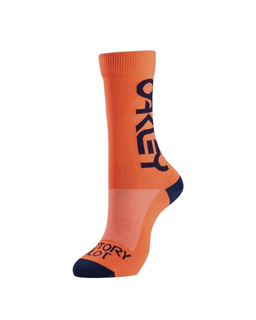 Oakley Orange Factory Pilot Mountain Bike Socks for men