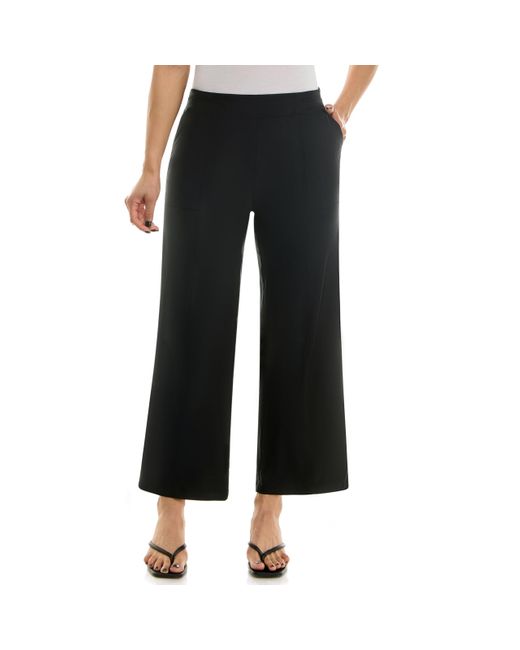 Nanette Lepore Black Boot Cut Pull On Freedom Stretch Pant With Stitch Pocket