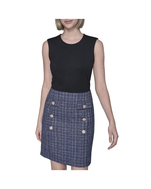 Karl Lagerfeld Women's Blue Paris Dress