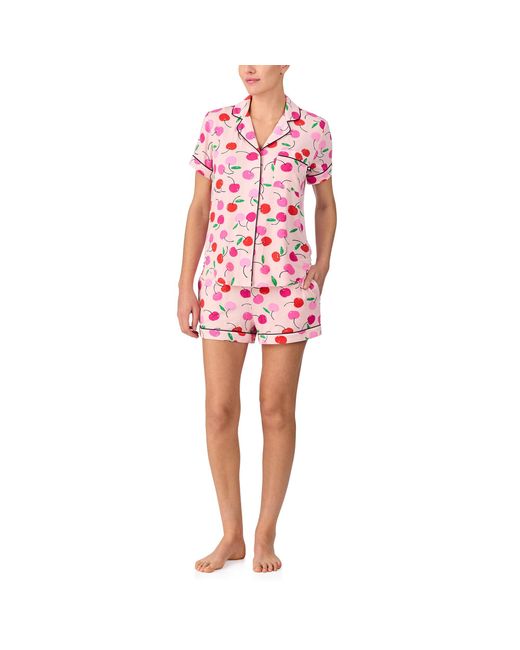 Kate Spade Red Short Bottoms Pj Set