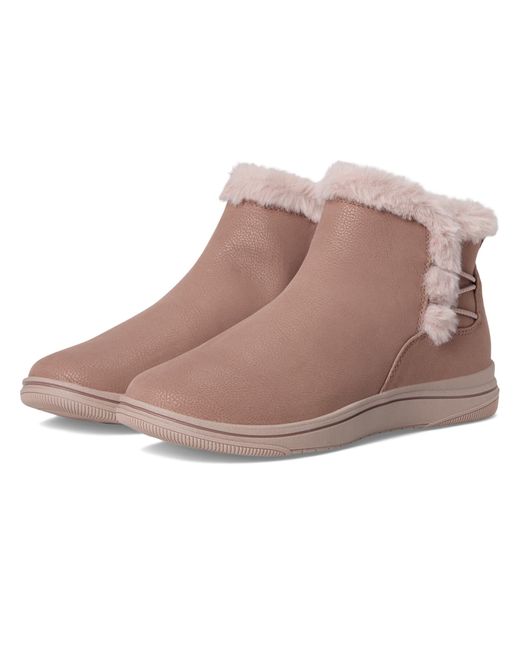 Clarks Brown Breeze Fur Boots 9 B