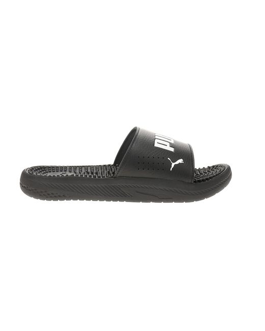 PUMA Blue Softride Slide Massage for men