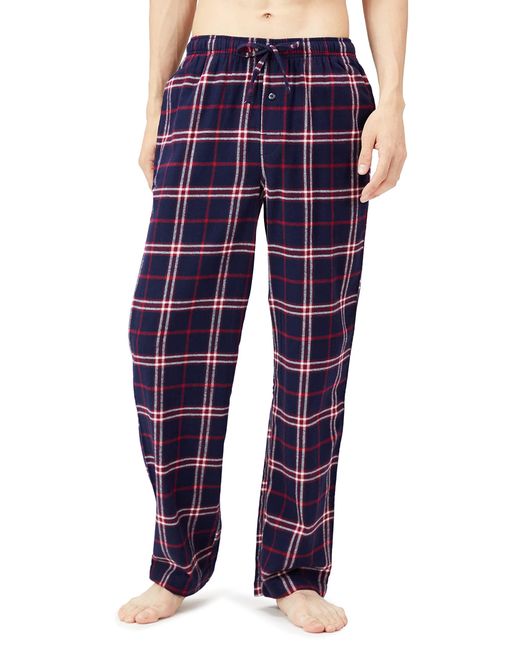 Amazon Essentials Blue Flannel Pajama Pant for men