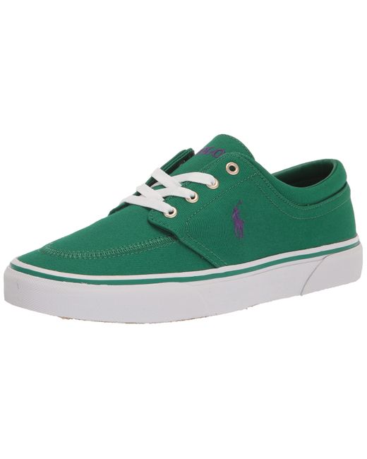 Polo Ralph Lauren S Faxon X Sneaker in Green for Men | Lyst