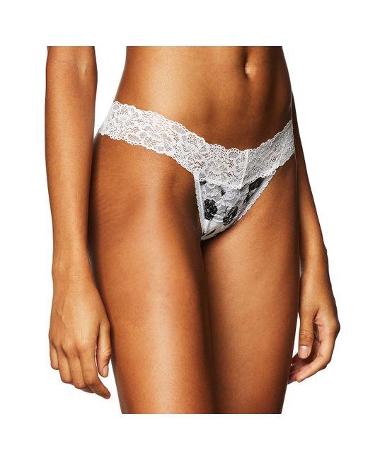 Maidenform Comfort Devotion Lace Thong in Brown | Lyst