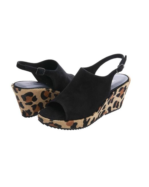 Vaneli Black Liza Heeled Sandal