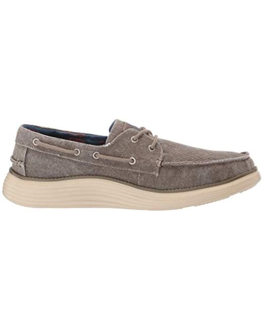 skechers status 2.0 lorano boat shoe