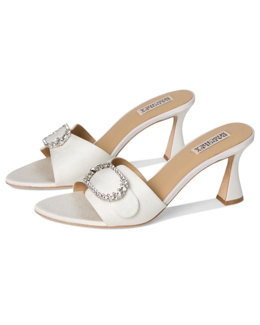 Badgley Mischka Metallic Odetta Heeled Sandal