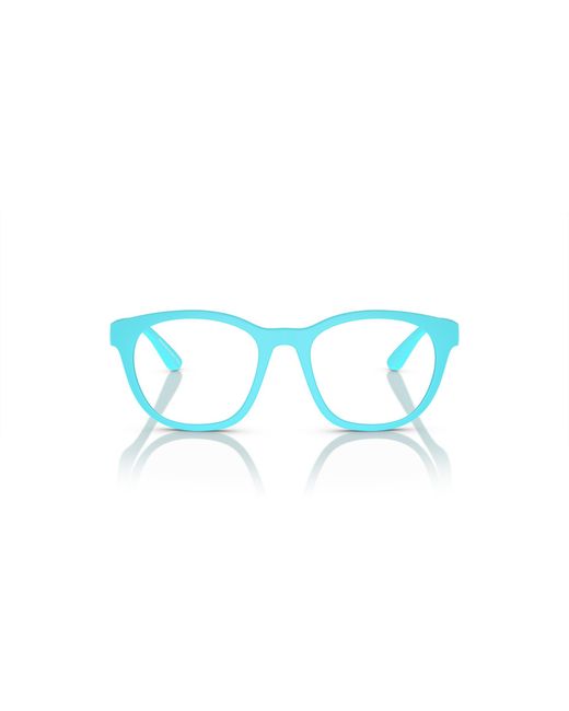 Emporio Armani Black Ek4001 Prescription Eyewear Frames With Interchangeable Sun Clip-ons Round for men