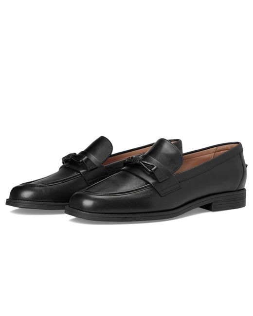 Cole Haan Black Stassi Bow Loafers