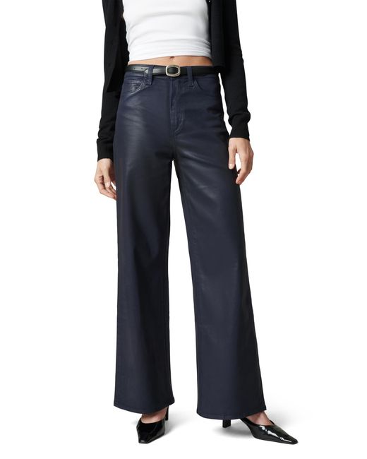 Joe's Jeans Blue Mia Petite High Rise Wide Leg Jean
