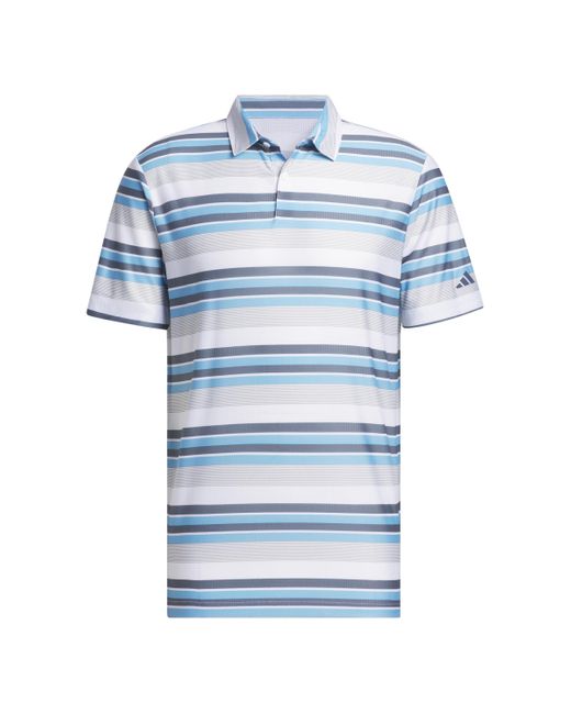 Adidas Blue Ultimate365 Heat.rdy Stripe Polo Shirt for men