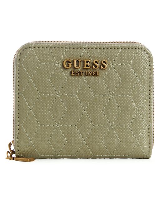 Guess S Isidora Small Zip Around Wallet in Sage (Green) Lyst