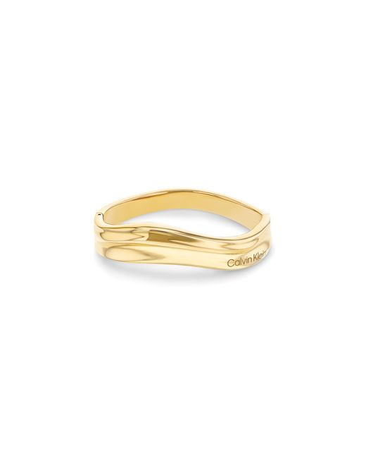 Brazalete Rígido para Mujer Colección ELEMENTAL en Oro Amarillo - 35000642 Calvin Klein de color Multicolor