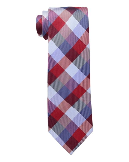 Tommy Hilfiger Multicolor Mens Buffalo Tartan Neckties for men