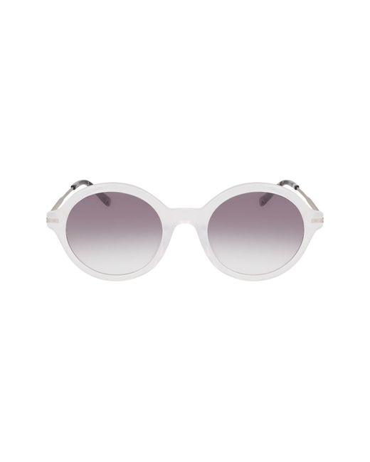 DKNY Black Dk714s Round Sunglasses
