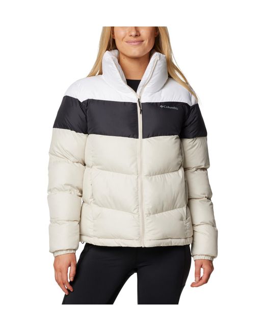 Columbia White Women's Puffect Ii Colourblock Puffer Jacket
