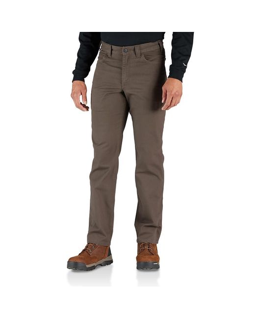 Carhartt Gray Fr Relaxed Straight Rigby Pant for men