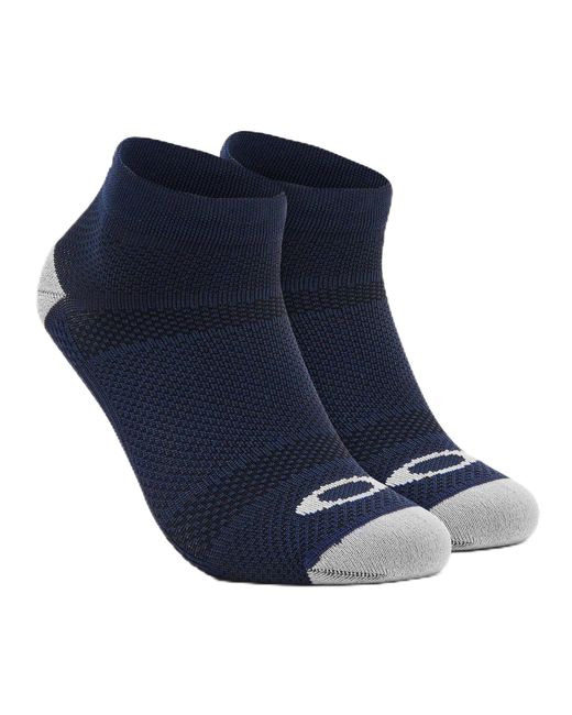 Oakley Blue S Ribbed Ellipse Short Socks for men