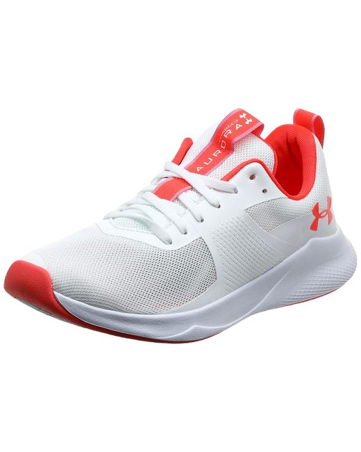 Under Armour White Charged Aurora Athletic Shoe