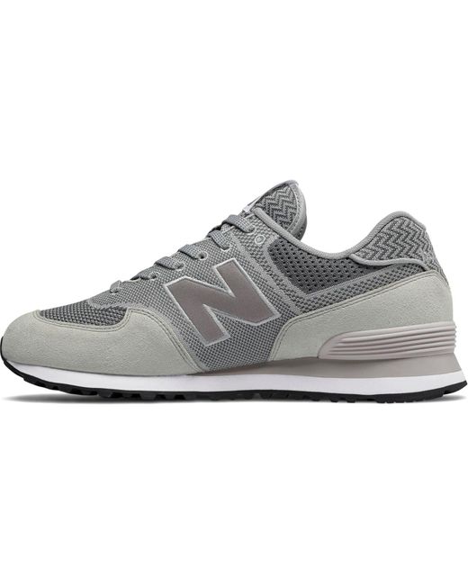 New Balance Suede S 574 Ml574 Shoes in Black for Men - Lyst
