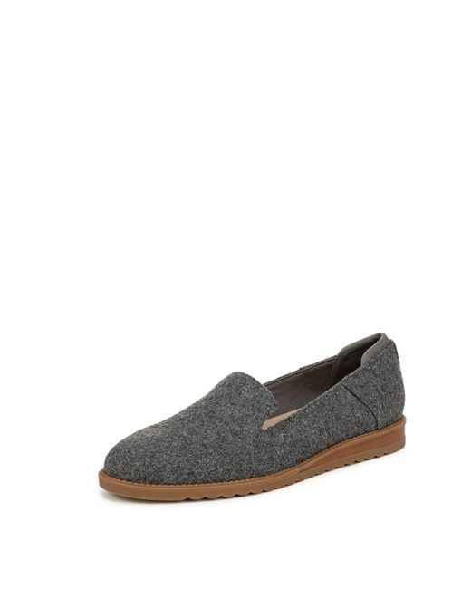 Dr. Scholls Gray Dr. Scholl's Jetset Loafer Loafer Charcoal Wool 6.5 M
