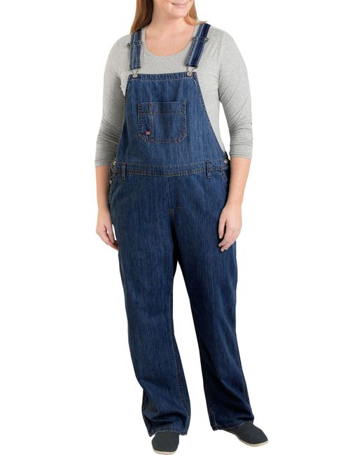 Dickies Womens Plus Size Denim Bib 