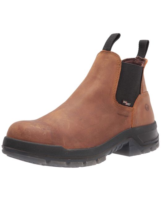 Wolverine Brown Ramparts Romeo Carbonmax Boot Construction for men