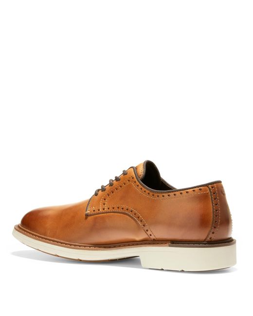Cole Haan Brown The Go-to Plain Toe Oxford for men