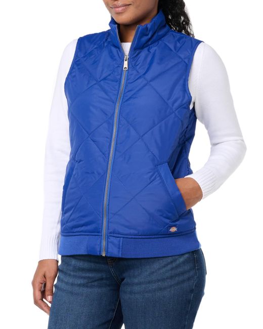 Dickies Blue Quilted Vest