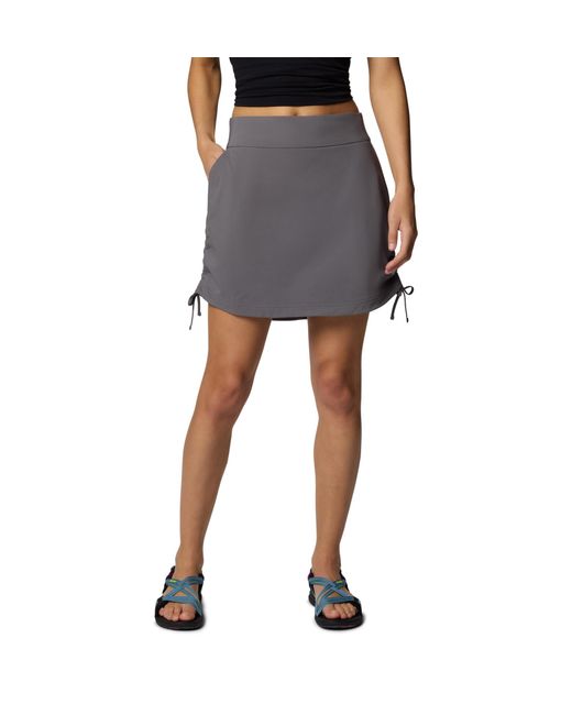 Columbia Black S All Seasons Ruched Skort