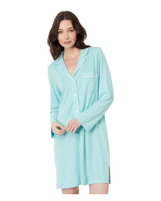 Natori Blue Sleepshirt Length 36"