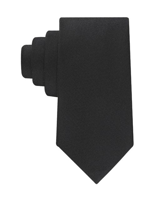 Tommy Hilfiger Black Core Oxford Solid Tie for men