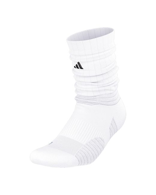 adidas Select Basketball Slouch Fit Crew Socks in White Lyst