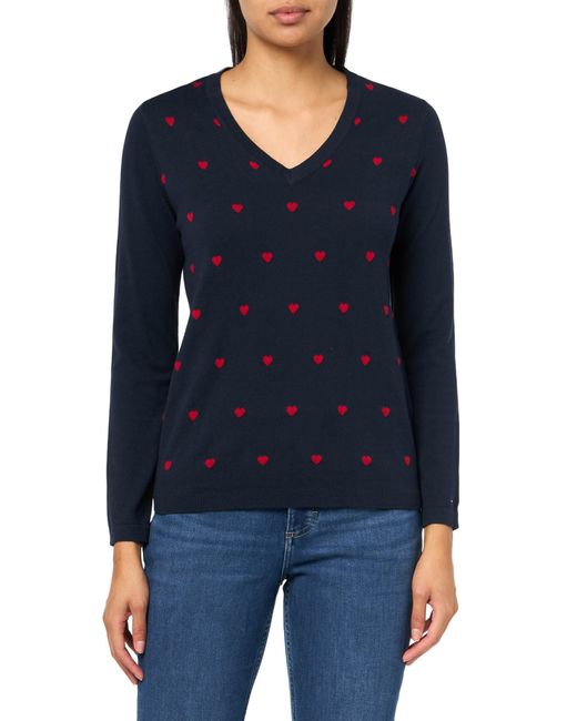 Tommy Hilfiger Blue Sportswear Crewneck Sweater