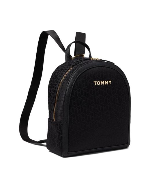 Tommy Hilfiger Black Tamara Ii Sm Dome Backpack