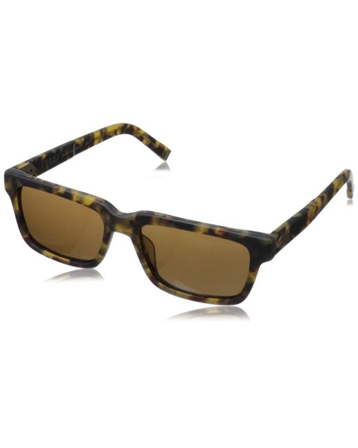 John Varvatos Brown V791 Square Sunglasses for men