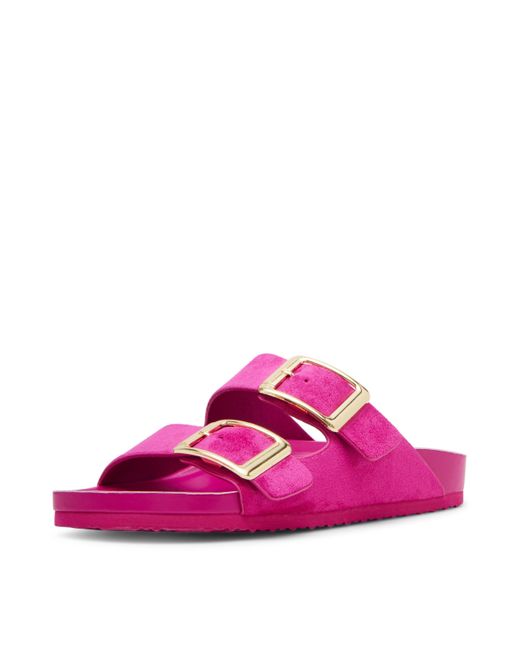 Madden Girl Pink Bodiee Slide Sandal