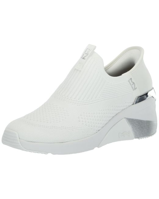 Skechers White A-wedge-crecent Sneaker