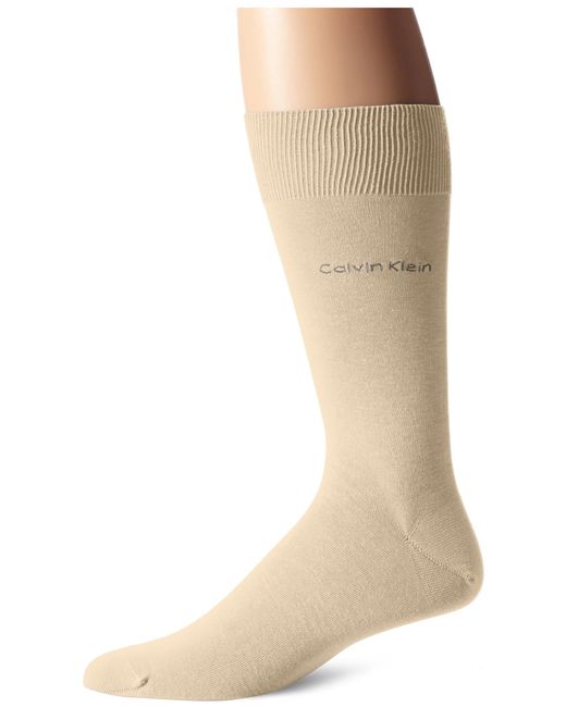 Calvin Klein Natural Egyptian Cotton Dress Socks for men