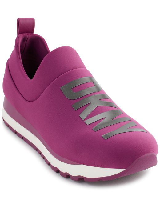DKNY Purple Jadyn Slip On Jogger Sneaker