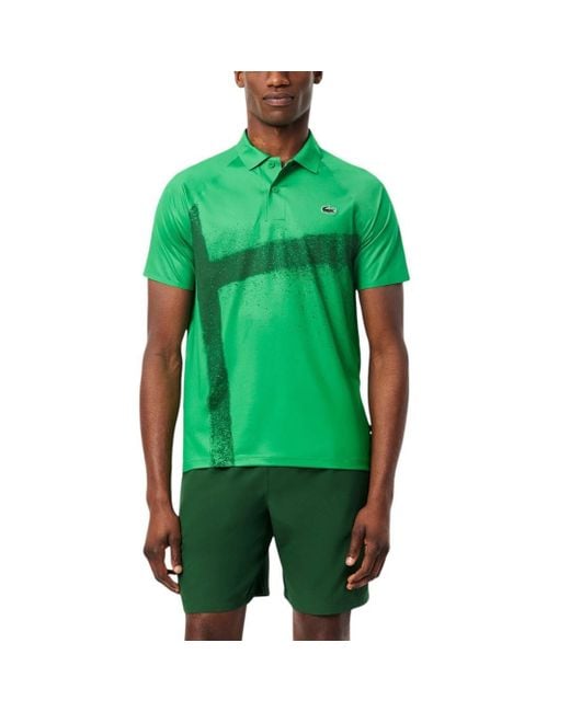 Lacoste Green Tennis X Novak Djokovic Shorts for men