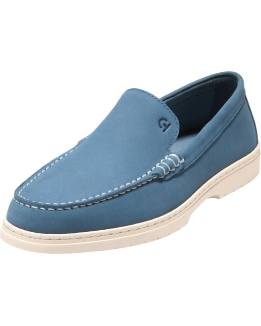 Cole Haan Men's Blue Greenwich Grand Venetian Loafers