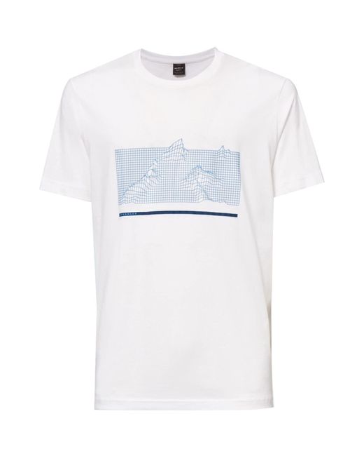 Maglietta Digi-Mountains di Oakley in White