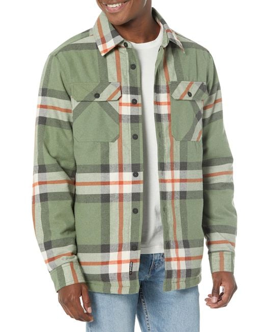 Buffalo David Bitton Green Shirt Style Shacket Jacket for men