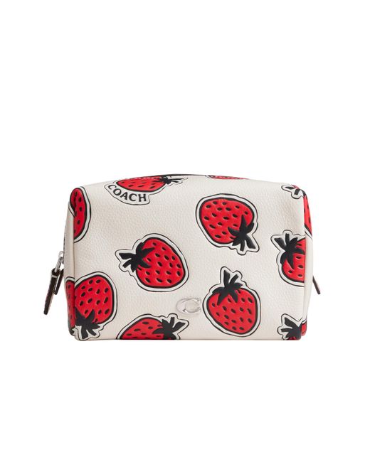 COACH Red Essential Cosmetic Pouch
