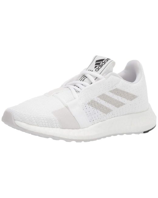 adidas Originals Senseboost Go Running Shoe in White for Men | Lyst