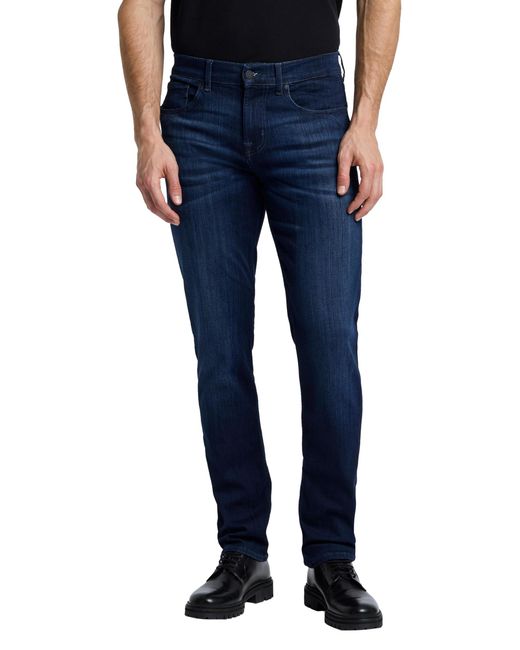 7 For All Mankind Blue Slimmy Straight Jean for men