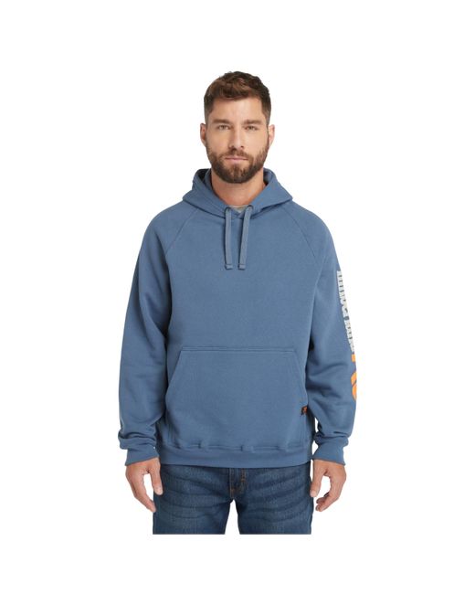 Timberland Blue Honcho Sport Pullover Hooded Sweatshirt for men