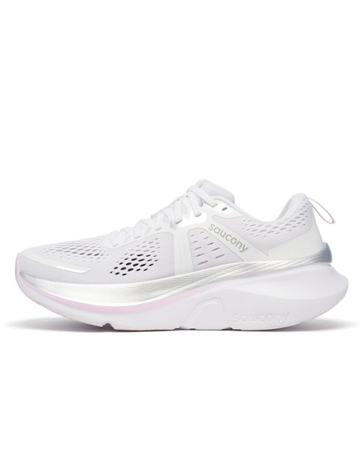 Saucony White Guide 18 Sneaker